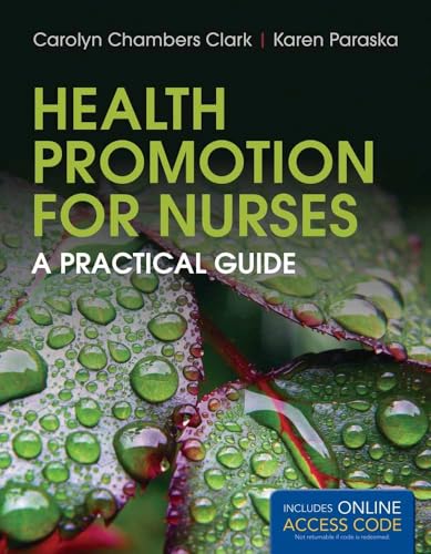 Beispielbild fr Health Promotion for Nurses: A Practical Guide zum Verkauf von Indiana Book Company