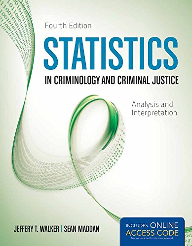 Imagen de archivo de Statistics in Criminology and Criminal Justice Analysis and Interpretation a la venta por Better World Books