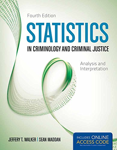 Stock image for Statistics in Criminology and Criminal Justice: Analysis and Interpretation for sale by ThriftBooks-Dallas