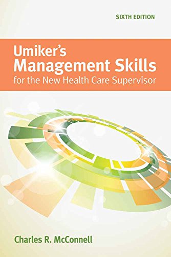 Stock image for Umiker's Management Skills for the New Health Care Supervisor for sale by Half Price Books Inc.