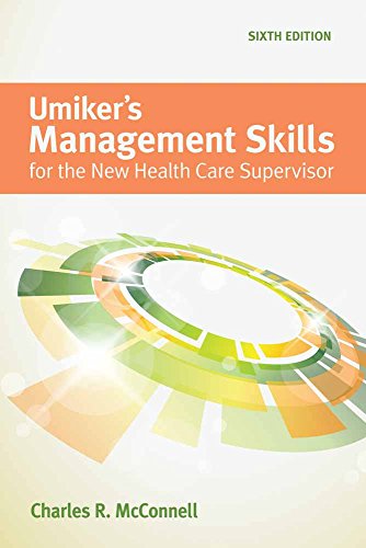 Stock image for Umiker's Management Skills for the New Health Care Supervisor for sale by Better World Books