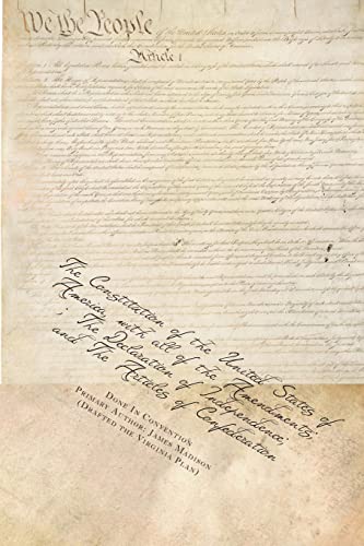 Stock image for The Constitution of the United States of America, with all of the Amendments; The Declaration of Independence; and The Articles of Confederation for sale by Seattle Goodwill
