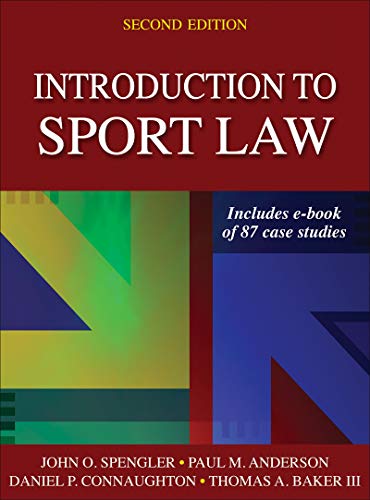 Imagen de archivo de Introduction to Sport Law With Case Studies in Sport Law a la venta por BooksRun