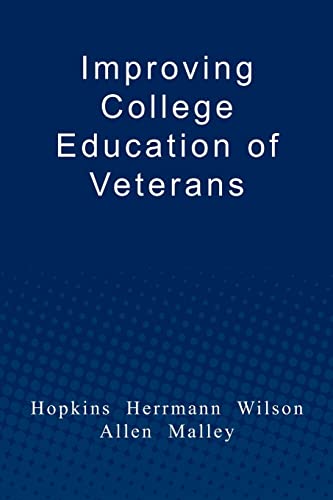 Stock image for Improving College Education of Veterans for sale by HPB-Red