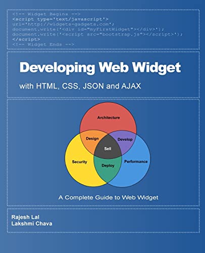 9781450502283: Developing Web Widget with HTML, CSS, JSON and AJAX: A Complete Guide to Web Widget