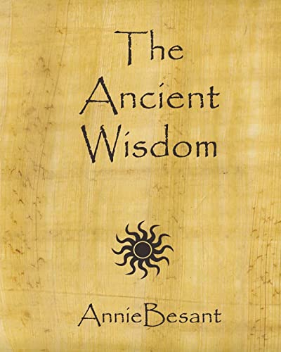 Stock image for The Ancient Wisdom for sale by Books From California