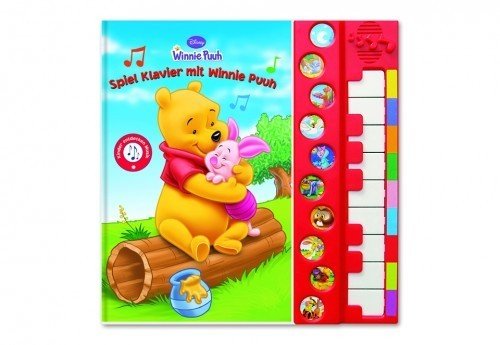 Disney - Winnie Puuh - Spiel Klavier mit Winnie Puuh, Liederbuch mit Klaviertastatur und Klangleiste - Disney