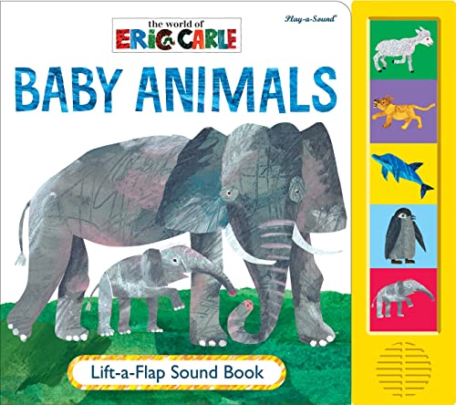 Beispielbild fr World of Eric Carle, Baby Animals - Lift the Flap Sound Book - PI Kids zum Verkauf von Wonder Book