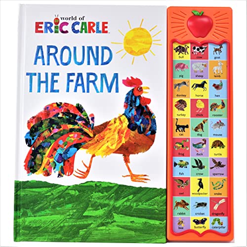 Imagen de archivo de World of Eric Carle, Around the Farm 30-Button Animal Sound Book - Great for First Words - PI Kids a la venta por Dream Books Co.