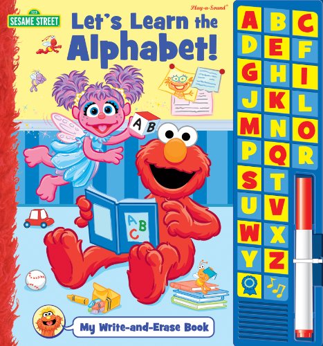 9781450813747: Sesame Street Write-and-Erase Sound Book: Let's Learn the Alphabet