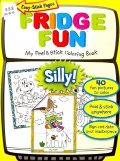 Beispielbild fr Fridge Fun Silly!: My Peel & Stick Coloring Book (Easy-stick Pages) zum Verkauf von HPB-Ruby