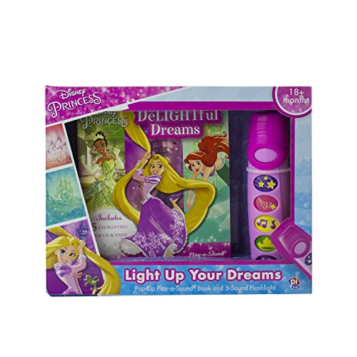 9781450825962: Disney Princess - DeLIGHTful Dreams - Pop-Up Board Book Book and Sound Flashlight Toy - PI Kids (Play-A-Sound)