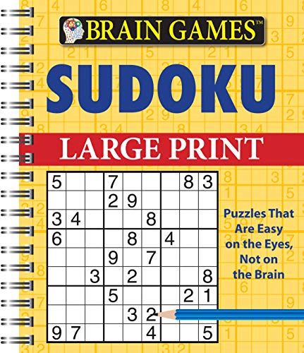 Brain Games Sudoku Large Print (9781450827140) by Publications International Ltd.