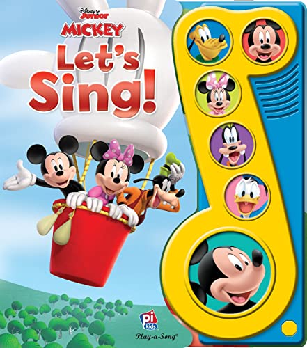 Stock image for Disney Mickey Mouse Clubhouse - Let's Sing! Little Music Note Sound Book - PI Kids for sale by ZBK Books