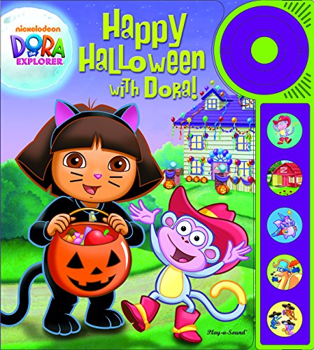 Happy Halloween with Dora Explorer Play A Sound Book & Buttons Doorbell ...