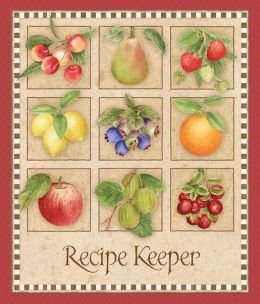 9781450831178: Deluxe Recipe Binder Fruit Basket Red