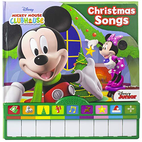 Beispielbild fr Disney - Mickey Mouse Clubhouse Christmas Songs Book with Built-in Keyboard - PI Kids zum Verkauf von BooksRun