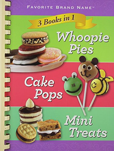 9781450853156: 3 in 1 Cookbook: Whoopie Pies, Cake Pops, and Mini Treats