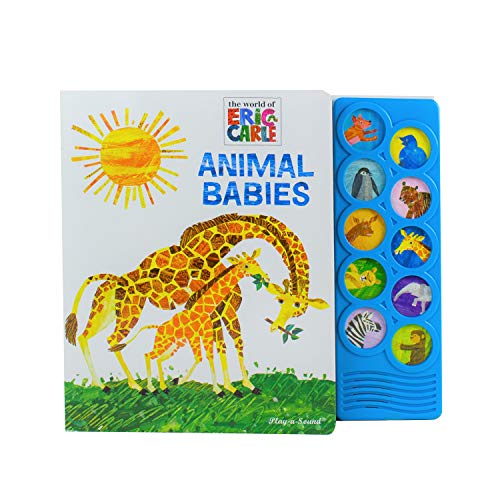 9781450867740: World of Eric Carle, Animal Babies 10-Button Sound Book - PI Kids (Play-A-Sound Books)