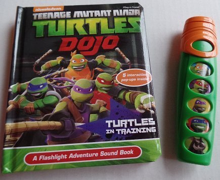 Stock image for Teenage Mutant Ninja TURTLE DOJO - Turtles in Training Book & Flashlight for sale by Once Upon A Time Books