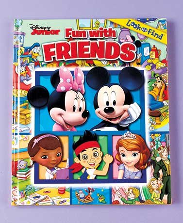 Beispielbild fr Disney Junior: Fun with Friends Look and Find zum Verkauf von Better World Books