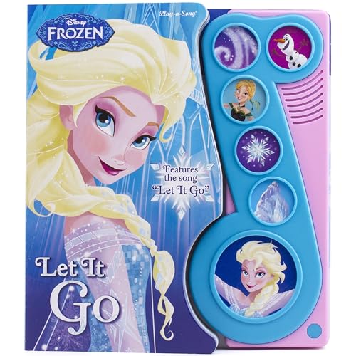 Stock image for Disney Frozen Elsa, Anna, Olaf, and More! - Let It Go Little Music Note Sound Book - PI Kids (Play-A-Song) for sale by SecondSale