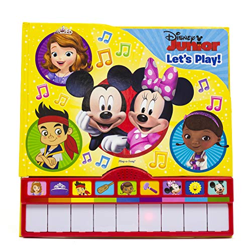 Stock image for Disney Junior Mickey Mouse, Minnie and More! - Let's Play! Piano Songbook with Built-In Keyboard - PI Kids for sale by ThriftBooks-Dallas