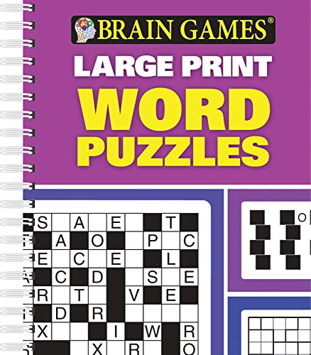Stock image for Brain Games - Large Print Word Puzzles for sale by BooksRun