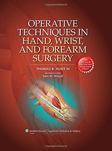 9781451102550: Operative Techniques in Hand, Wrist, and Forearm Surgery