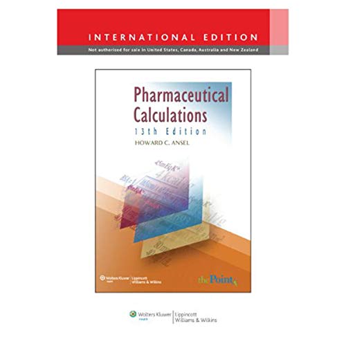 Stock image for Pharmaceutical Calculations Internationa for sale by Phatpocket Limited