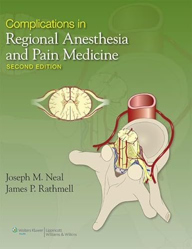Imagen de archivo de Complications in Regional Anesthesia and Pain Medicine a la venta por TextbookRush