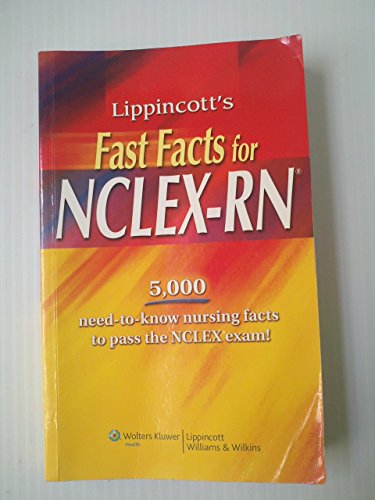 Stock image for Lippincott's Fast Facts for NCLEX-RN for sale by BooksRun