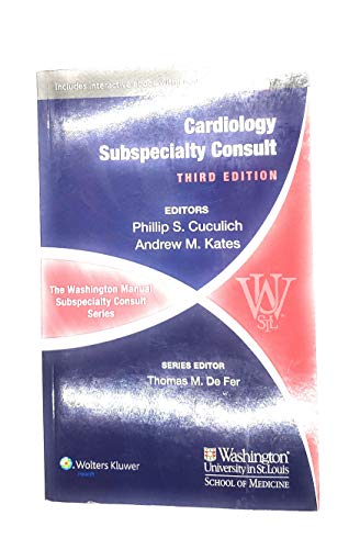 9781451114225: The Washington Manual of Cardiology Subspecialty Consult (Washington Manual Subspecialty Consult Series) (The Washington Manual Subspecialty Consult Series)