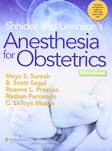 Stock image for Shnider and Levinson's Anesthesia for Obstetrics for sale by BooksRun