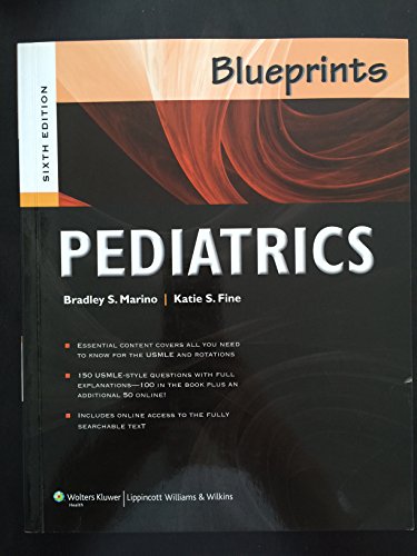 Imagen de archivo de Blueprints Pediatrics. ( Sixth Edition ) a la venta por GloryBe Books & Ephemera, LLC