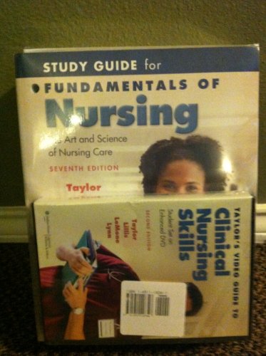 Imagen de archivo de Fundamentals of Nursing, 7th Ed. + Study Guide, 7th Ed. + Taylor's Video Guide to Clinical Nursing Skills, 2nd Ed.: The Art and Science of Nursing Care a la venta por Irish Booksellers