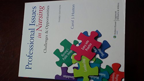 Beispielbild fr Professional Issues in Nursing: Challenges and Opportunities zum Verkauf von SecondSale