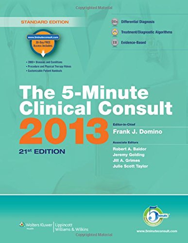 Imagen de archivo de The 5-Minute Clinical Consult 2013 a la venta por BooksRun