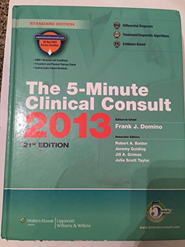 Stock image for The 5-Minute Clinical Consult 2013 (The 5-Minute Consult Series) for sale by SecondSale