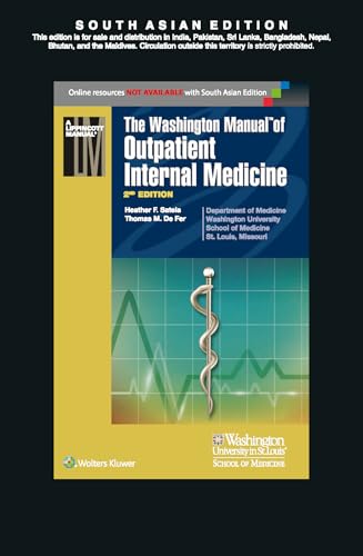 9781451143270: The Washington Manual of Outpatient Internal Medicine