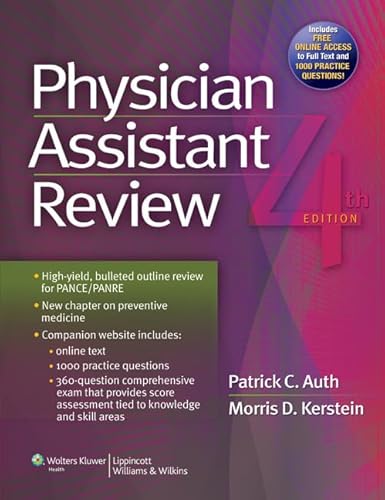 Stock image for Physician Assistant Review for sale by Better World Books