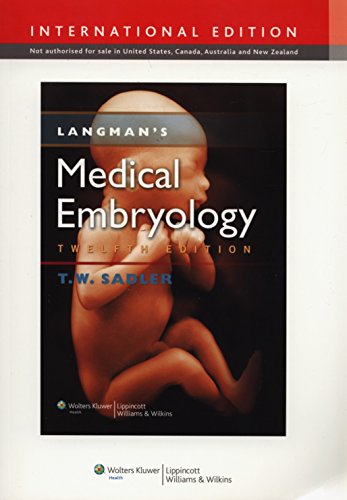 Stock image for Langmans Medical Embryology (International Edition) for sale by WorldofBooks