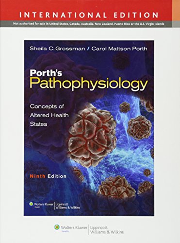 Imagen de archivo de Porth's Pathophysiology : Concepts of Altered Health States a la venta por Better World Books Ltd