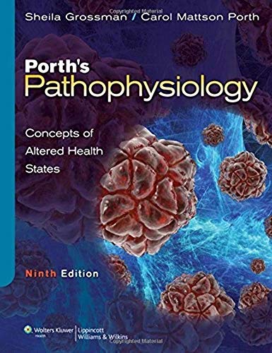 Imagen de archivo de Porth's Pathophysiology: Concepts of Altered Health States(Ninth Edition) a la venta por SecondSale