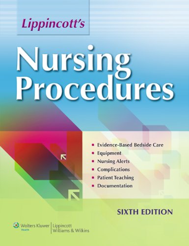 Beispielbild fr Lippincott's Nursing Procedures zum Verkauf von Better World Books