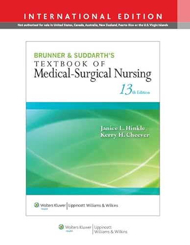 Stock image for Brunner & Suddarth's Textbook of Medical-Surgical Nursing for sale by Phatpocket Limited