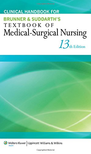 Imagen de archivo de Clinical Handbook for Brunner & Suddarth's Textbook of Medical-Surgical Nursing a la venta por ThriftBooks-Atlanta