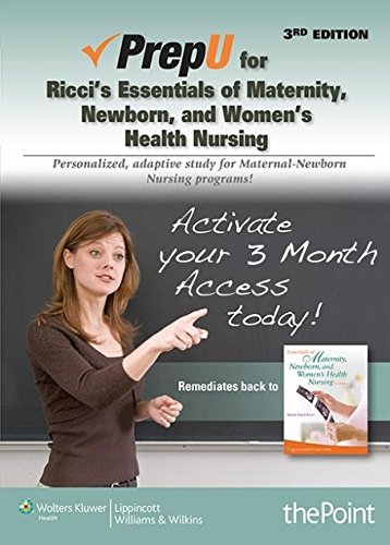 9781451148862: PrepU for Ricci's Essentials of Maternity, Newborn, and Women's Health Nursing Access Code