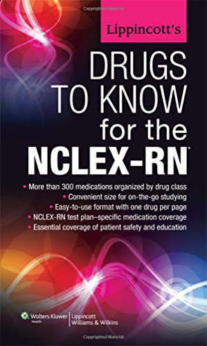 Stock image for Lippincott's Drugs to Know for the NCLEX-RN for sale by Better World Books: West