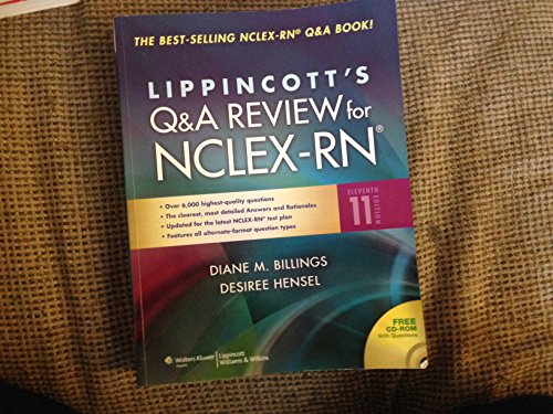 Stock image for Lippincotts QandA Review for NCLEX-RN: North American Edition for sale by Hawking Books